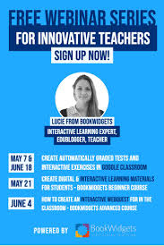 Free Webinar Series For Innovative Teachers Innovative Teacher Webinar Interactive Learning