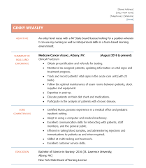 If you're entering the nursing field after a career gap or are switching from a different industry, the combination format is. Entry Level Nurse Resume Sample Pdf Doc Docx Wantcv Com