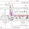 Tipper truck length and width, tipper height and reach. 1