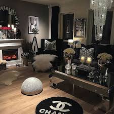 Pinterest Xokikiiii Black Living Room Decor Black And White Living Room Black And Silver Living Room