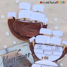 Mayflower coloring page thanksgiving coloring pages free. Learning About The Mayflower Paper Plate Craft And Free Template
