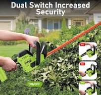 Amazon.com : SUNCHERS 20V Max Hedge Trimmer Cordless, 22 ...