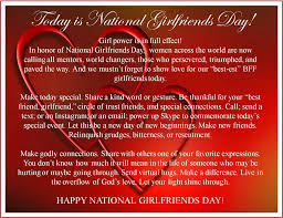 Happy Girlfriend Day Girlfriends Day National Girlfriend Day Image Quotes