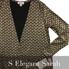 Beautiful S Elegant Black Gold Sarah Duster Boutique