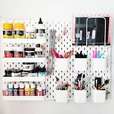 Workspace Wednesday My Ikea Skadis Pegboard A Small Section Of My Craft Room That Sparks A Lot Of Joy These Are A Few Of My Ikea Skadis Bastelraum Ikea Ideen