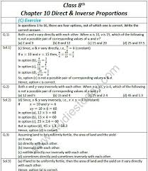 Direct And Inverse Proportion Class 8 Worksheets Pdf In 2020 Class 8 Proportions Worksheet Worksheets