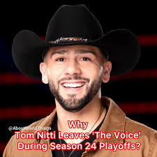 Why Tom Nitti Leaves 'The Voice' During Season 24 Playoffs?  #aboutworldthings #TheVoice, #TomNitti, #Season24Playoffs, #UnexpectedExit,  #MusicIndustry, #ExclusiveAnalysis, #BehindTheScenes, ...