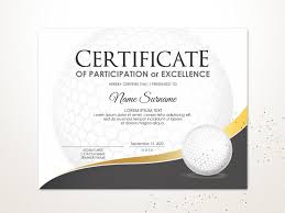 The header is also a beautiful one and the certificate features multiple images of golf balls. Editable Golf Certificate Template Sport Certificate Award Etsy Certificate Templates Printable Sports Templates
