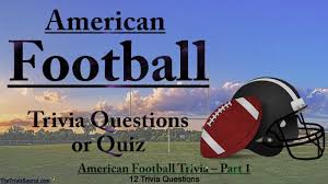 Buzzfeed staff if you get 8/10 on this random knowledge quiz, you know a thing or two how much totally random knowledge do you have? Nfl American Football Trivia Quiz 1 Youtube