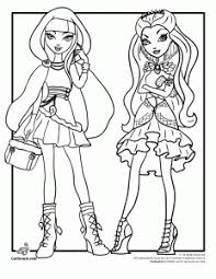 Ever after high winx club lizzie hearts personajes monster high chibi kawaii ever after dolls raven queen dragon games film d'animation. Ever After High Coloring Pages Woo Jr Kids Activities