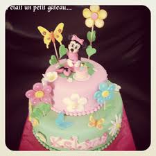 Gateau Minnie Fleurs Papillons Cake Flowers Butterfly Cake Desserts Food