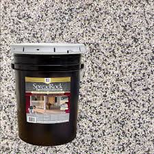 Spreadrock Granite Stone Coating 5 Gal Flint Gray Satin Interior Exterior Concrete Resurface In 2020 Paint Concrete Patio Concrete Resurfacing Outdoor Concrete Floors