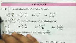 In this case, the equation is y=20x. Practice Set 4 3 Algebra 9th Ratio And Proportion Class9 Maths1 Question No 1 2 3 Video 1 Hindi Youtube