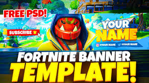 I've made fortnite youtube banners on my channel before, however. Free Fortnite Psd Banner Template 2020 Youtube