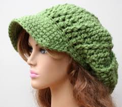Newsboy Hat Women/tea Leaf Green Slouchy Newsboy Cap/visor Dread Tam Hippie  Cap/slouchy Hat Women/winter Hat Women