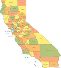 Google map of the state of california. Map Of California