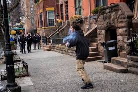 Homemade Bomb Thrown at Protest Near N.Y.C. Mayor's House, Police Say - The  New York Times
