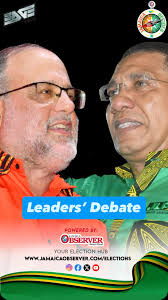 🇯🇲 Tonight’s the night! The Jamaica Debates Commission is set to host the  highly anticipated Leaders’ Debate — Prime Minister Dr. Andrew Holness  (JLP) vs Mark Golding (PNP)., 🕘 9:00 PM sharp — the ...