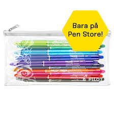 Pilot Frixion Clicker 10 Pack I Fodral Pilot Frixion Ar Den Raderbara Kulspetspennan Har I Ett Set Om Alla 10 Farger Snyggt Forpa Fodral Kulspetspenna Pilot