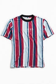 Black And White Striped T Shirt Vertical Guess Originals Sayer Striped Tee Shirt Outfit Men Striped Tee Guess Clothing