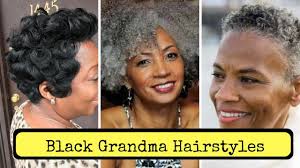 This center parted ombre bob haircut is perfect for women with thick hair. Black Grandma Hairstyles 2018 Gray Short Hairstyles For Women Over 50 Youtube