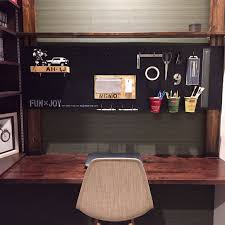 机 ステンシル 有孔ボード イームズチェア 書斎 などのインテリア実例 2018 08 09 19 54 54 roomclip ルームクリップ クールな部屋 インテリア 収納 インテリア