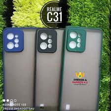 For Realme C31 Bcak Cover Smoke Edition ...
