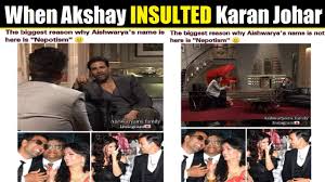When Akshay Kumar Insulted Karan Johar During Koffee With Karan Rapid Fire Akshay Kumar Best Reply Youtube Logo maker will help you find the perfect font, icons, and color schemes for your personal or business logo. when akshay kumar insulted karan johar during koffee with karan rapid fire akshay kumar best reply