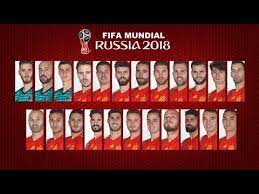 Spain 23 Man Squad For Russia 2018 World Cup Laroja Spainsquad Worldcup Spain Football Spain National Football Team Football Team