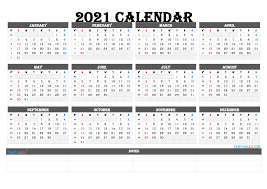 You can also download this. 2021 Yearly Calendar Template Word 2021 Free Printable