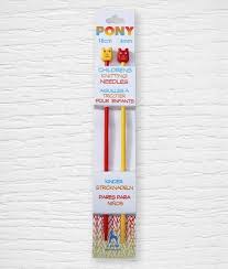 Different knitting needle sizes exist so that you can make different kinds of fabrics with different thicknesses of yarn. Pony Children S Knitting Needles Accessoires Lidia Crochet Tricot
