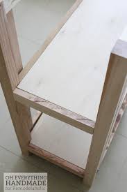 Craft Table Made From Scrap Wood Sheling1 Craft Table Diy Craft Table Diy Sewing Table