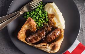 Traditionally toad in the hole is served alongside onion gravy and vegetables, with crispy yorkshire pudding batter. Toad In The Hole George Foreman Grills