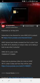 Wwe games have finally revealed the first locker code for wwe 2k19, therefore in today's video we're taking a look to see what it unlocks! Noah Iacono On Twitter Wwe 2k19 Locker Codes Https T Co Iqchr15vez Wwe2k19 Lockercodes