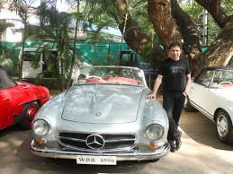 Revving it up! When billionaire Yohan Poonawalla showed off his 1956  Mercedes in Mumbai - The Economic Times