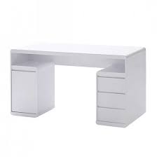 White corner desk white desk office white desks contemporary office desk modern desk home desk home office desks office chairs white gloss desk. Daniele Computer Desk In White High Gloss With Storage Mysmallspace Uk