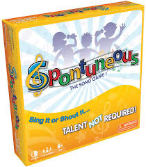Maybe you would like to learn more about one of these? Amazon Com Spontuneous The Song Game Sing It Or Shout It Talent Not Required Family Party Board Game Toys Games