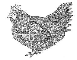 Chicken coloring pages colouring to fancy image. Chicken Coloring Page Worksheets Teaching Resources Tpt