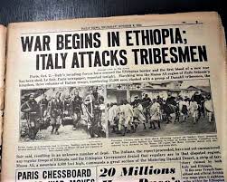 It originated from the disputed treaty of wuchale, which the italians claimed turned ethiopia into an italian protectorate. First Italo Ethiopian War Toritto