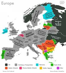 These Maps Show Every Country S Most Valuable Exports Ap Human Geography Geography Map World Geography