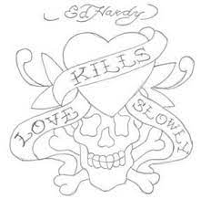 Ed Hardy Printable Designs Bing Images Tattoo Coloring Book Ed Hardy Designs Ed Hardy Tattoos Coloring is a fun way to develop your creativity, your concentration and tons of free drawings to color in our collection of printable coloring pages!