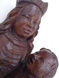Breton wood carvings