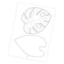 Eventuell müssen ihre fenster vor dem anbringen der deko geputzt werden 😉. Tropische Blatter Gross Zum Selber Drucken Fur Leinwand 12 Seiten Zauber Ein Lacheln