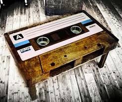 Giant Cassette Tape Table Music Room Decor Coffee Table Cassette Tapes