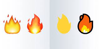 You can use means when stating the definition: Emojiology Fire