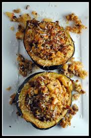 Sausage And Apple Stuffed Acorn Squash Weekly Menu Recipes Food Acorn Squash Recipes