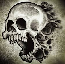 Often, skull tattoos mean overcoming a great adversity by the. How To Draw A Skull Tattoo Skull Tattoo Step By Step Drawing Guide By Dawn Dragoart Com