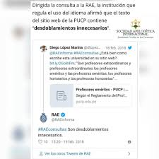 May 28, 2021 · rae lenguaje inclusivo afea el idioma de manera insostenible: Rae Responde El Lenguaje Inclusivo De La Sociedad De Apologetica Internacional Facebook