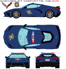 Find great designs on durable and weather resistant license plate frames to make your car stand out! Chevrolet Corvette C8 Zo6 Michigan State Police By Bagera3005 On Deviantart