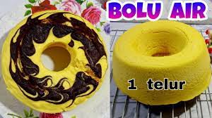 Biasanya beli bebongko, hmmm seperti bubur sumsum yang lembut dan manis, ini dibanyaki kuahnya dan ada es batunya. Resep Bolu Air 1 Telur Youtube